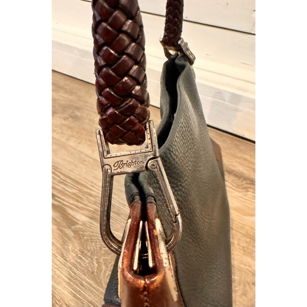 Vintage Brighton Charlotte Hand Bag from the 90’s. Black with Brown - Picture 2 of 5